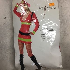 Halloween costume, fire fighter.